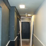 THE CORRIDOR TO THE LOOS GETS A PAINT JOB